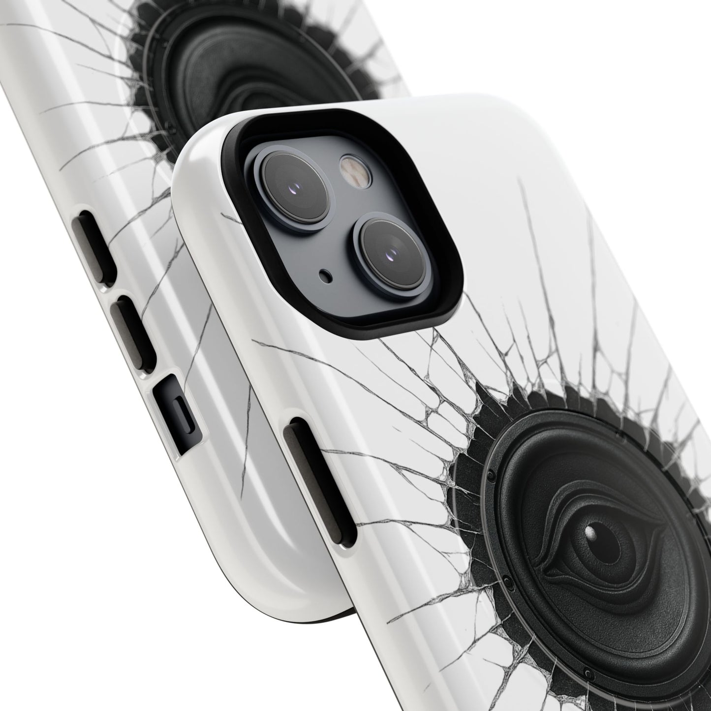 Surreal Eye Speaker Handyhülle – Kreatives Lautsprecher-Augen Design für Musik- & Kunstfans – Schutzhülle für iPhone & Android"