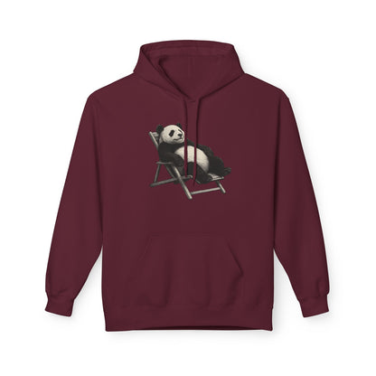Chillender Panda (Brustprint) - Unisex Midweight Fleece | Nachhaltige Streetwear mit Komfort & Stil