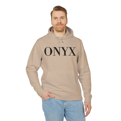 ONYX Hoodie (Brustprint) – Oversize Kapuzenpullover im minimalistischen Streetwear-Design für Damen & Herren