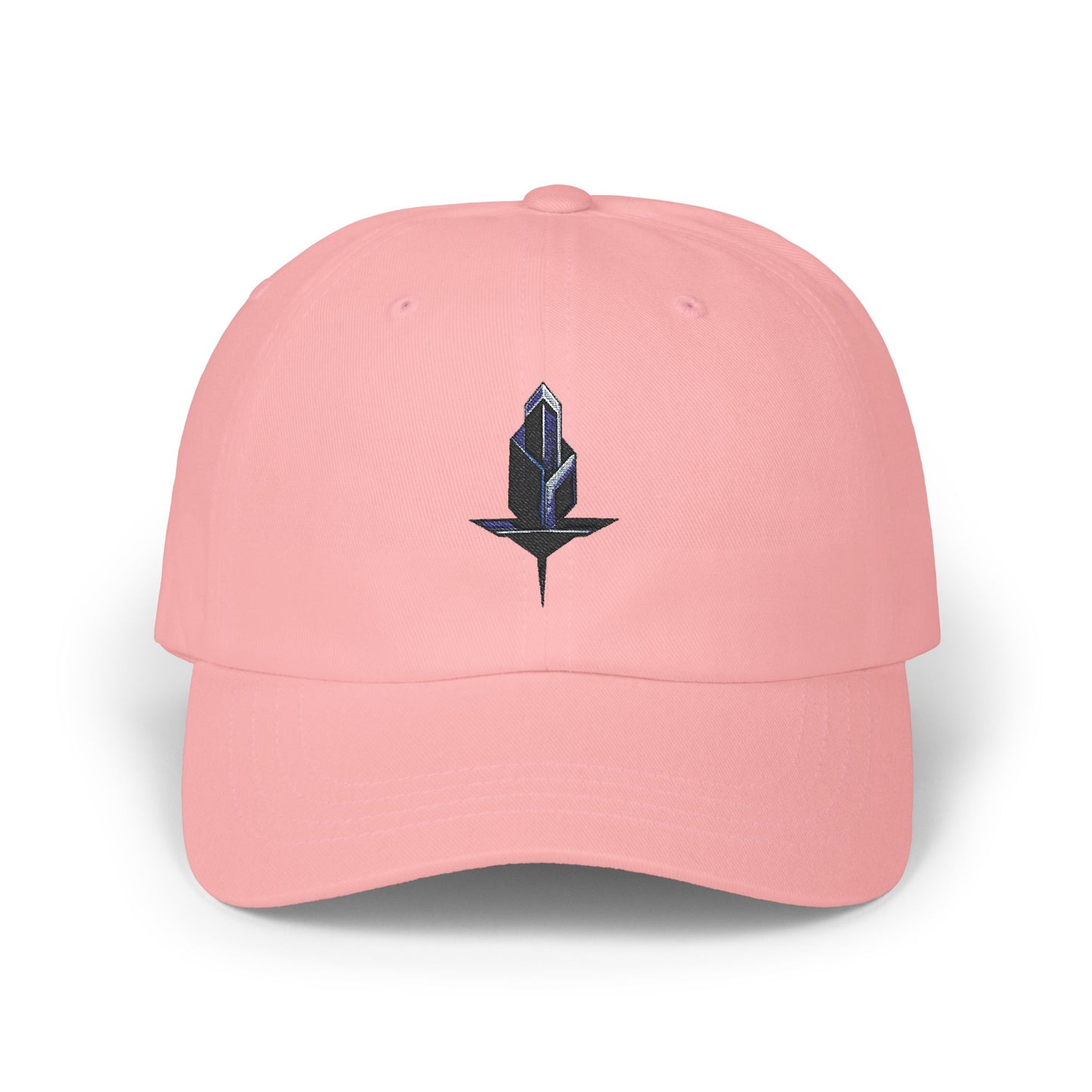 Minimalistische Techwear Cap – Unisex Basecap mit modernem geometrischem Logo im Urban Streetstyle