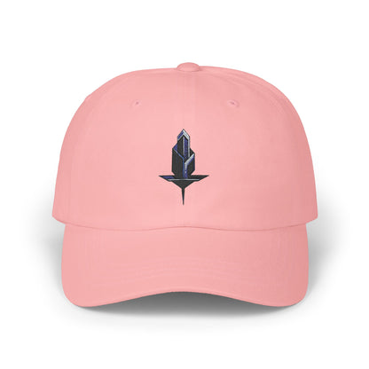 Minimalistische Techwear Cap – Unisex Basecap mit modernem geometrischem Logo im Urban Streetstyle