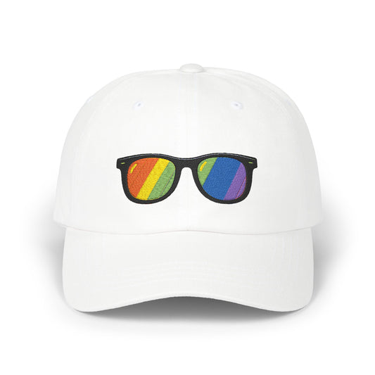 Regenbogen Sonnenbrille Cap – Stylische Unisex Snapback für Pride, Festivals & Streetwear