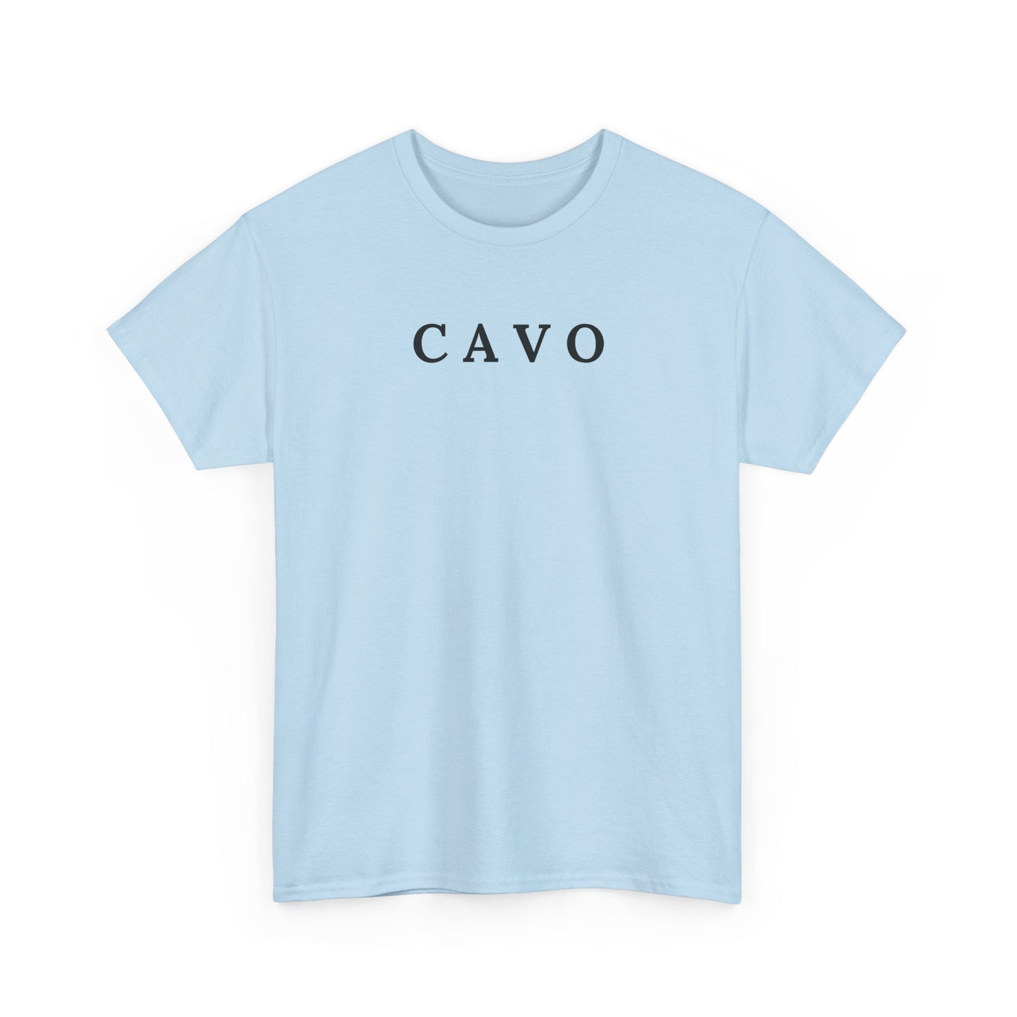 CAVO T-Shirt (Brustprint) – Unisex Heavy Cotton Tee | Nachhaltige Streetwear aus 100% Baumwolle