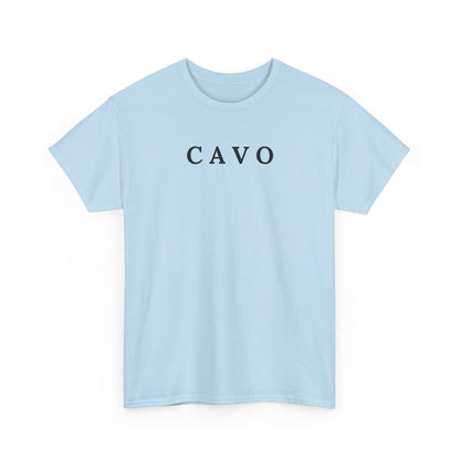 CAVO T-Shirt (Brustprint) – Unisex Heavy Cotton Tee | Nachhaltige Streetwear aus 100% Baumwolle