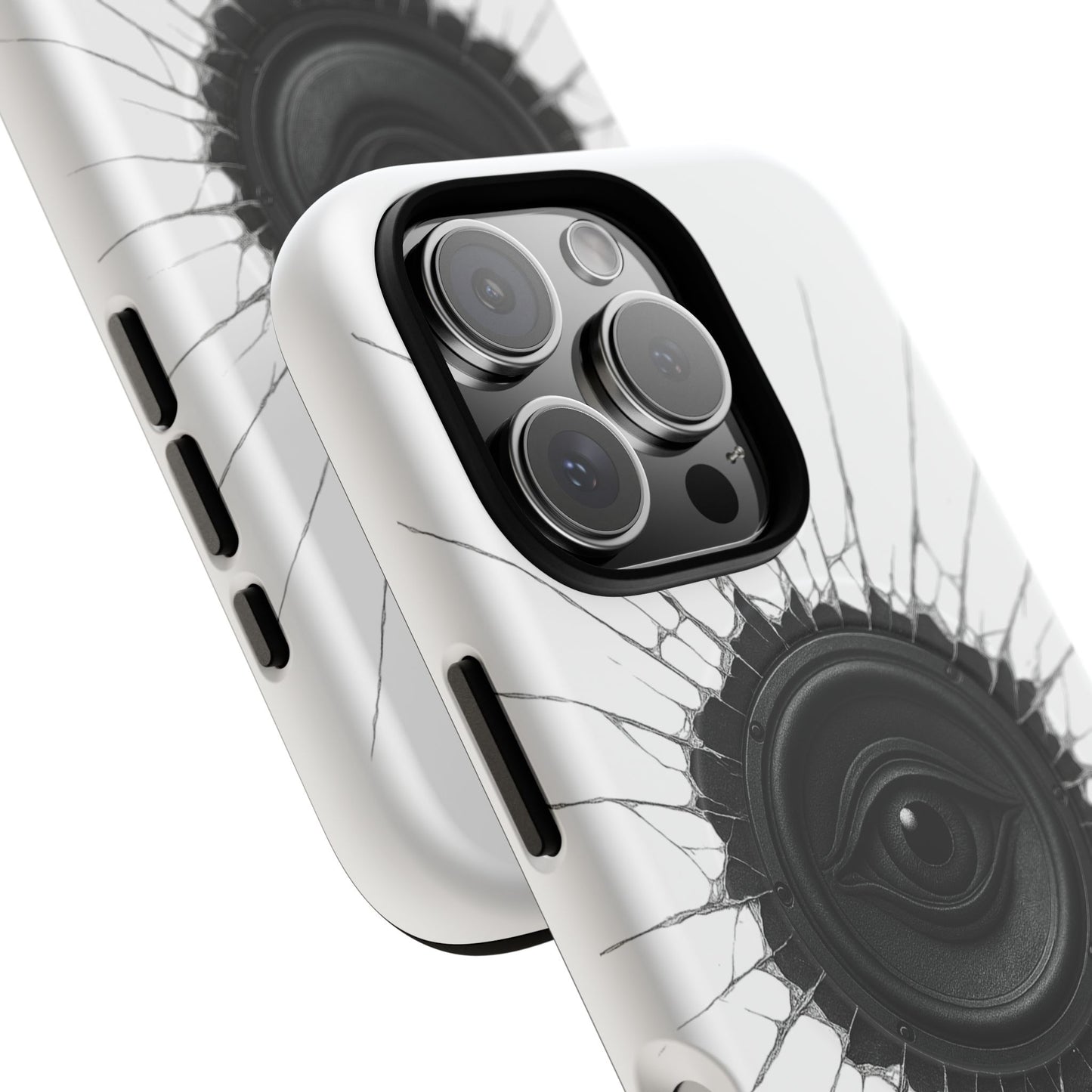 Surreal Eye Speaker Handyhülle – Kreatives Lautsprecher-Augen Design für Musik- & Kunstfans – Schutzhülle für iPhone & Android"