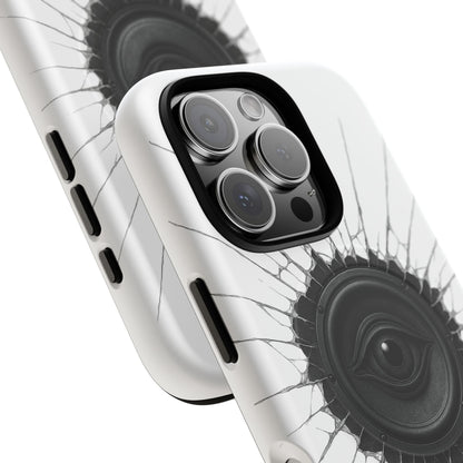 Surreal Eye Speaker Handyhülle – Kreatives Lautsprecher-Augen Design für Musik- & Kunstfans – Schutzhülle für iPhone & Android"