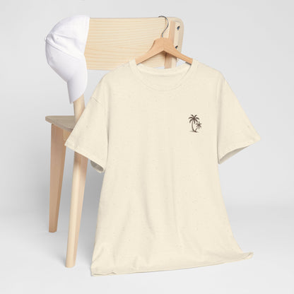 Palmen T-Shirt Unisex – Sommerliches Strandmotiv im Boho Look | Tropisches Design aus 100 % Baumwolle