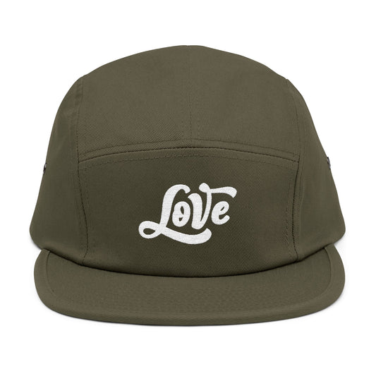 Love – 5-Panel Cap mit Stickerei