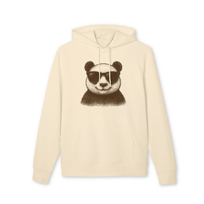 Panda Hoodie mit Sonnenbrille (Brustprint) – Cooler Unisex Kapuzenpullover im Oversize Streetwear Look