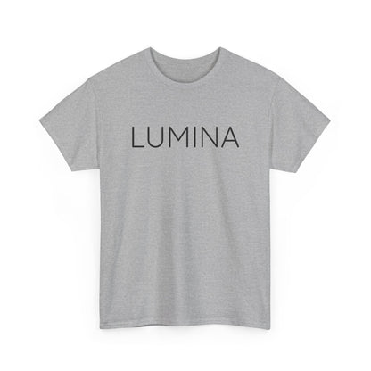 LUMINA T-Shirt Unisex (Brustprint) – Nachhaltiges Heavy Cotton Tee aus 100% Baumwolle, Streetwear Basic & Geschenkidee