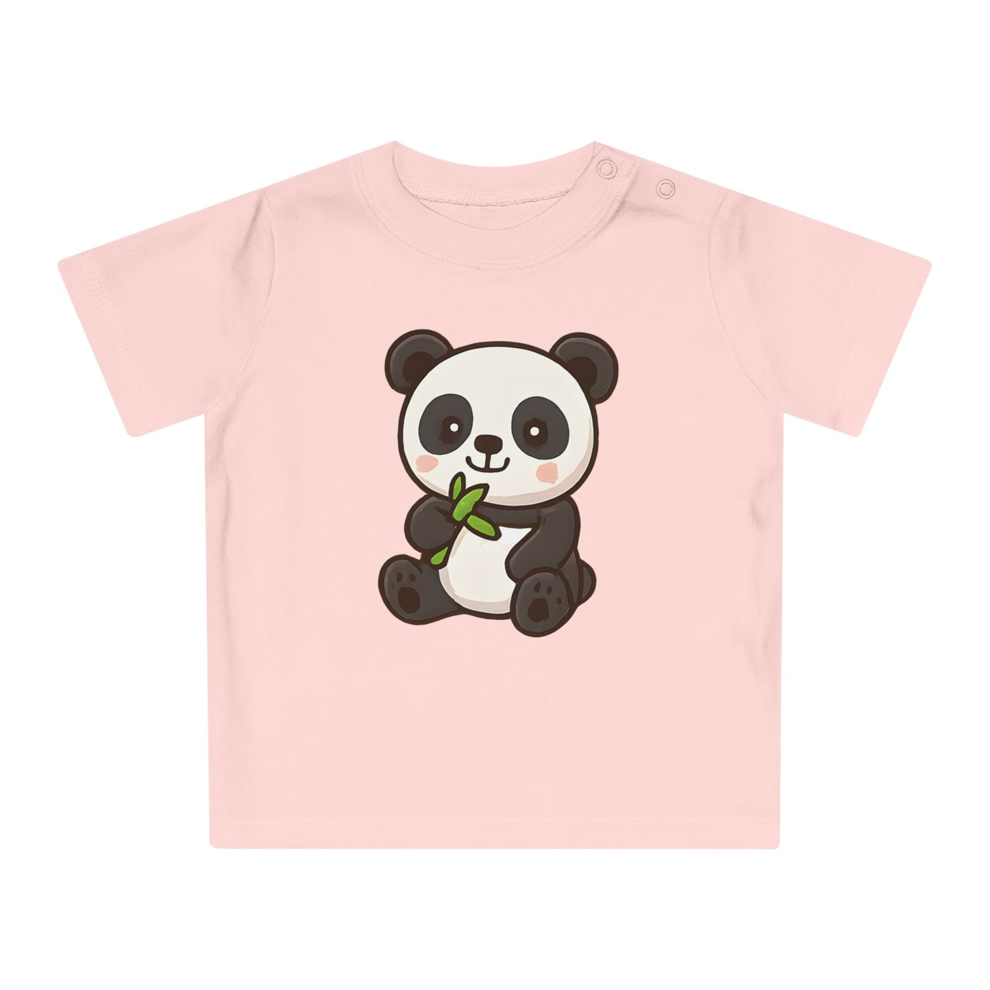 Baby T-Shirt „Cuddly Panda“ – Niedliches Panda-Motiv, Bio-Baumwolle, nachhaltige Babybekleidung für kleine Tierfreunde