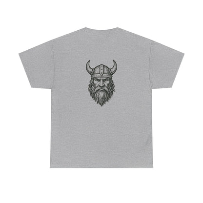 Wikinger T-Shirt Herren Unisex – Nordisches Krieger Design | Viking Skull Shirt | Nordic Mythology Streetwear