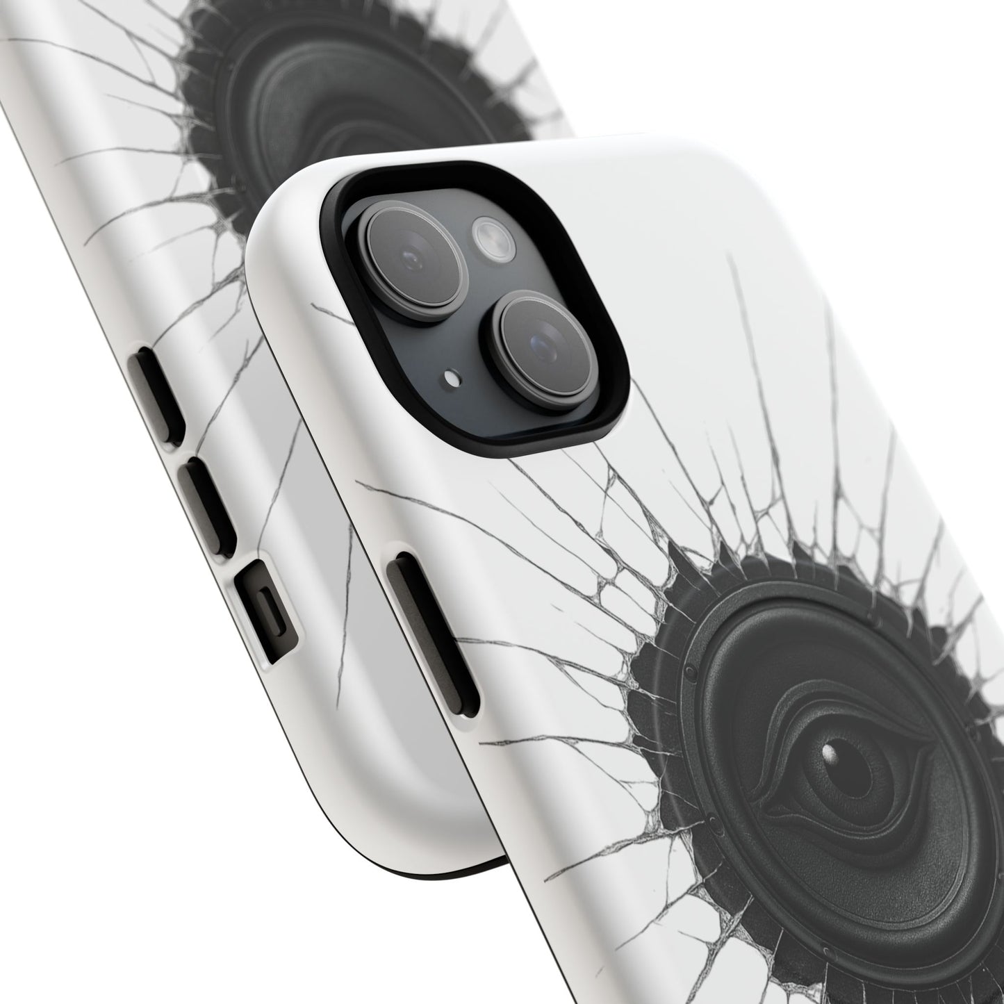 Surreal Eye Speaker Handyhülle – Kreatives Lautsprecher-Augen Design für Musik- & Kunstfans – Schutzhülle für iPhone & Android"