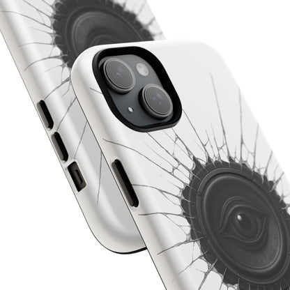 Surreal Eye Speaker Handyhülle – Kreatives Lautsprecher-Augen Design für Musik- & Kunstfans – Schutzhülle für iPhone & Android"
