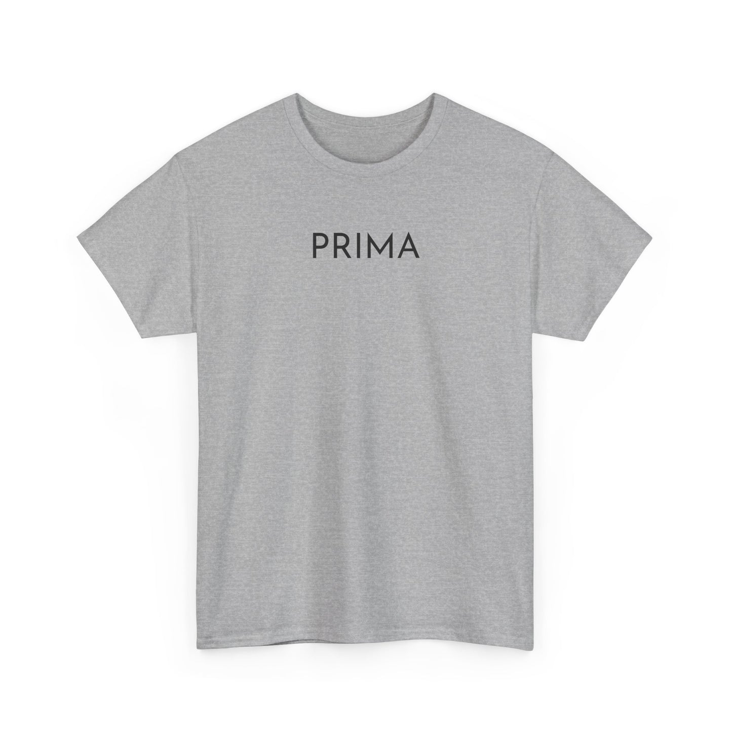 PRIMA T-Shirt (Brustprint) – Unisex Heavy Cotton Tee | Nachhaltige Streetwear aus 100% Baumwolle