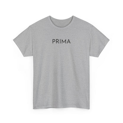 PRIMA T-Shirt (Brustprint) – Unisex Heavy Cotton Tee | Nachhaltige Streetwear aus 100% Baumwolle