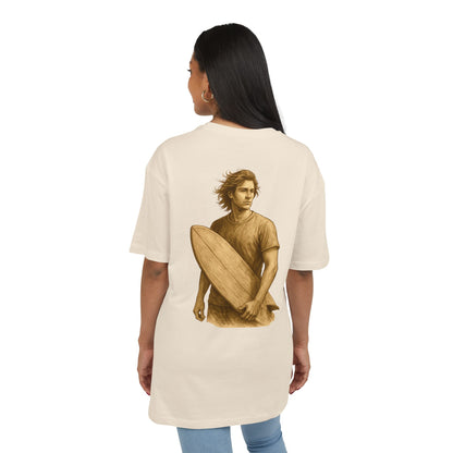 Retro Surfer T-Shirt (Brustprint) – Vintage Beach Style für Wellenreiter & Ocean-Lovers