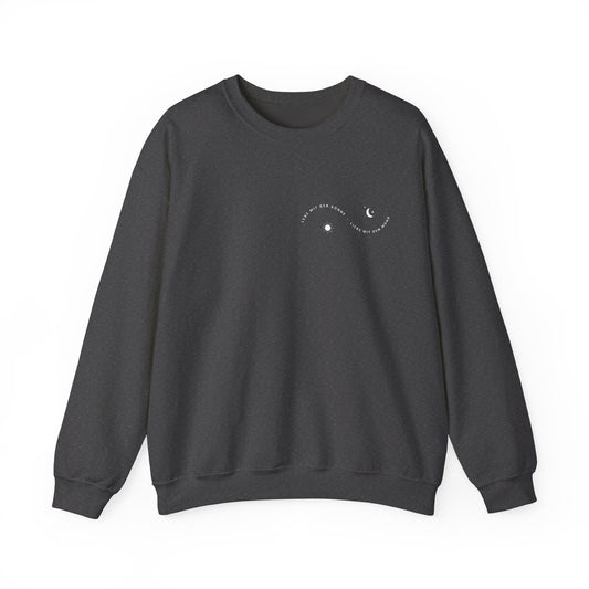 Sonne - Mond (Liebe - Leben) - Sweatshirt Unisex