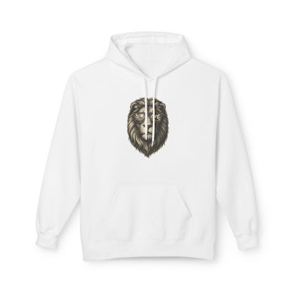 Löwe mit Sonnenbrille Hoodie (Brustprint) – Stylischer Unisex Kapuzenpullover mit Löwenmotiv für Tierfreunde & Streetwear-Fans