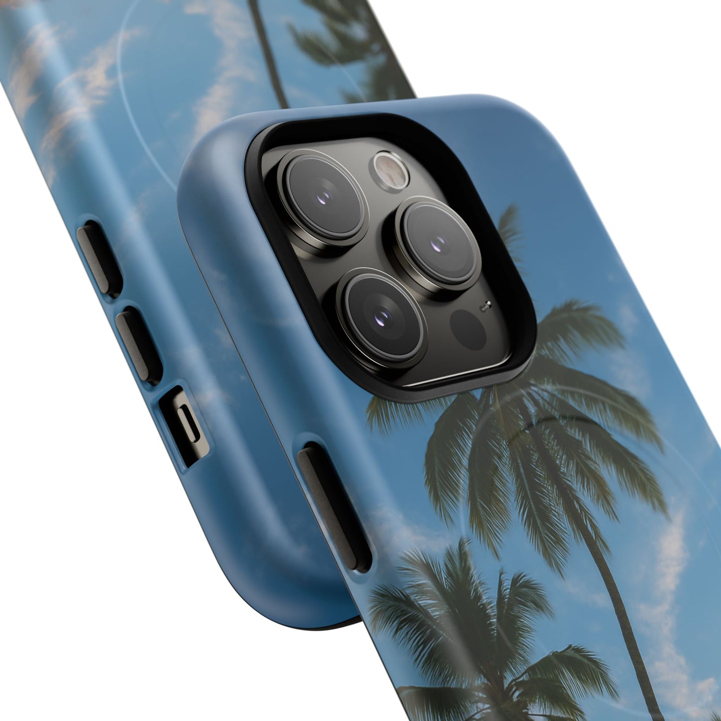 Tropische Sonnenuntergang Handyhülle mit Palmen – Sommer Vibes Case für iPhone & Android | Tropisches Strandmotiv