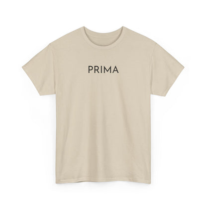 PRIMA T-Shirt (Brustprint) – Unisex Heavy Cotton Tee | Nachhaltige Streetwear aus 100% Baumwolle