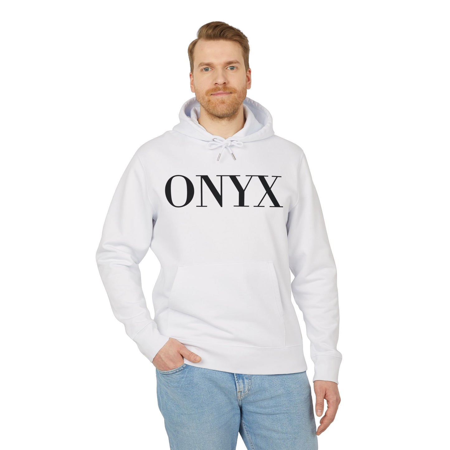 ONYX Hoodie (Brustprint) – Oversize Kapuzenpullover im minimalistischen Streetwear-Design für Damen & Herren