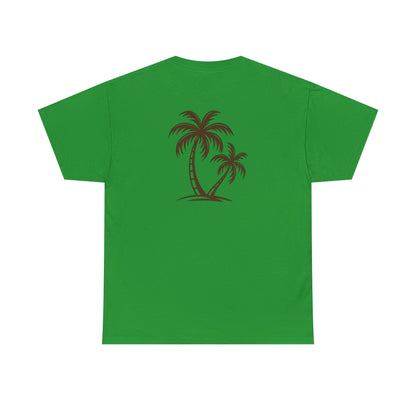 Palmen T-Shirt Unisex – Sommerliches Strandmotiv im Boho Look | Tropisches Design aus 100 % Baumwolle