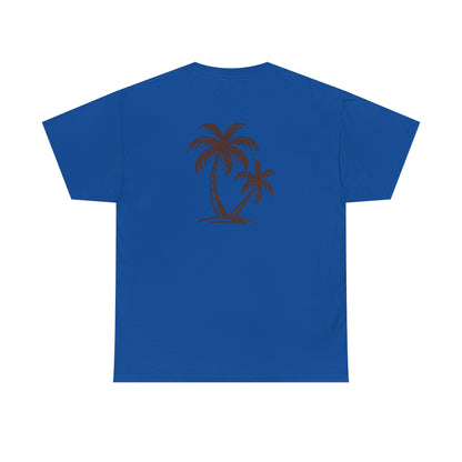 Palmen T-Shirt Unisex – Sommerliches Strandmotiv im Boho Look | Tropisches Design aus 100 % Baumwolle