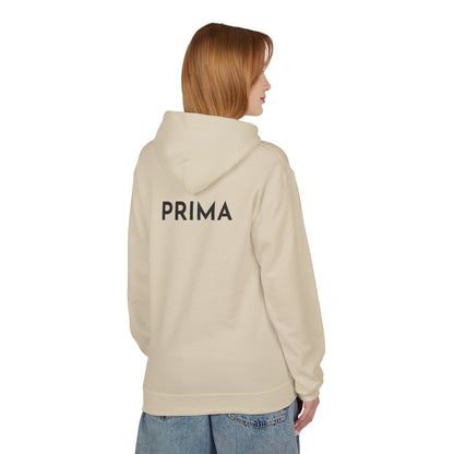 PRIMA Hoodie (Rückenprint) – Unisex Midweight Fleece | Nachhaltige Streetwear mit Komfort & Stil