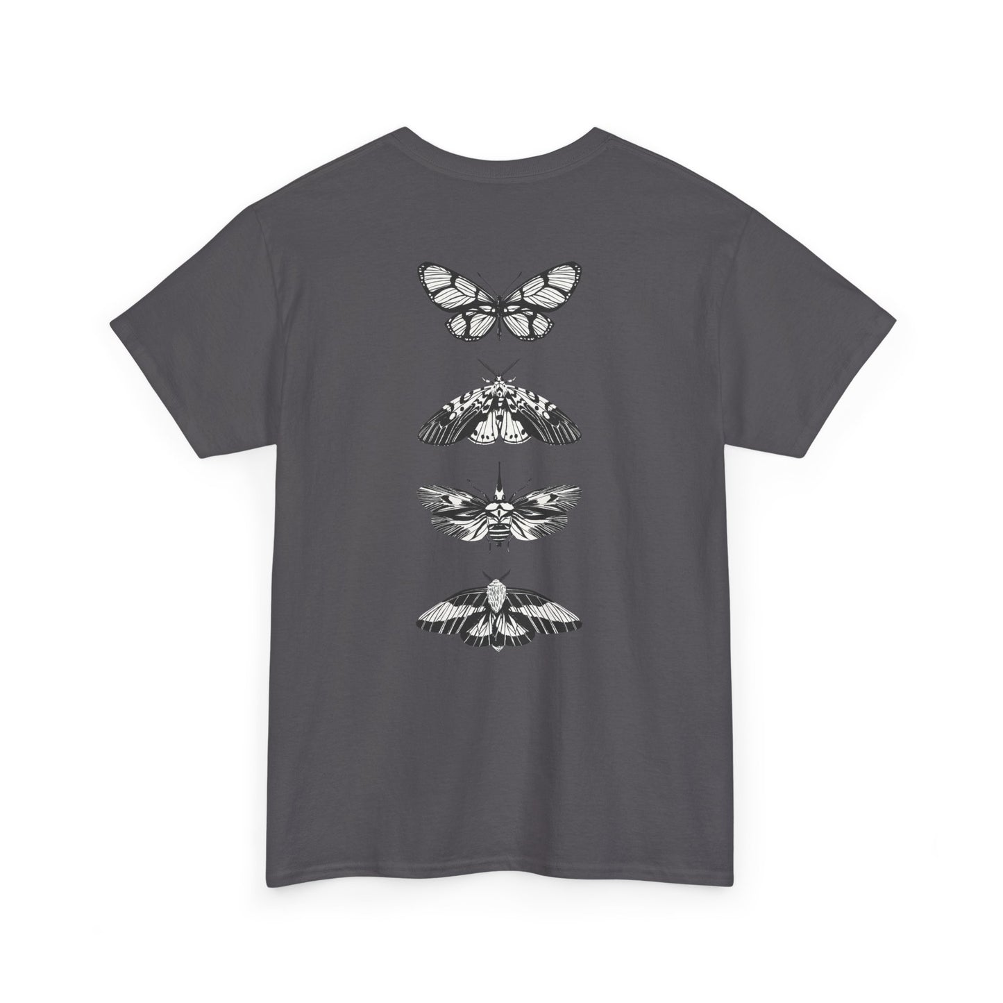 T-Shirt mit Schmetterlingsdesign - Baumwolle, Streetwear Style, Unisex