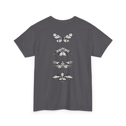 T-Shirt mit Schmetterlingsdesign - Baumwolle, Streetwear Style, Unisex