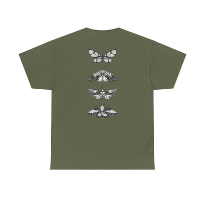 T-Shirt mit Schmetterlingsdesign - Baumwolle, Streetwear Style, Unisex