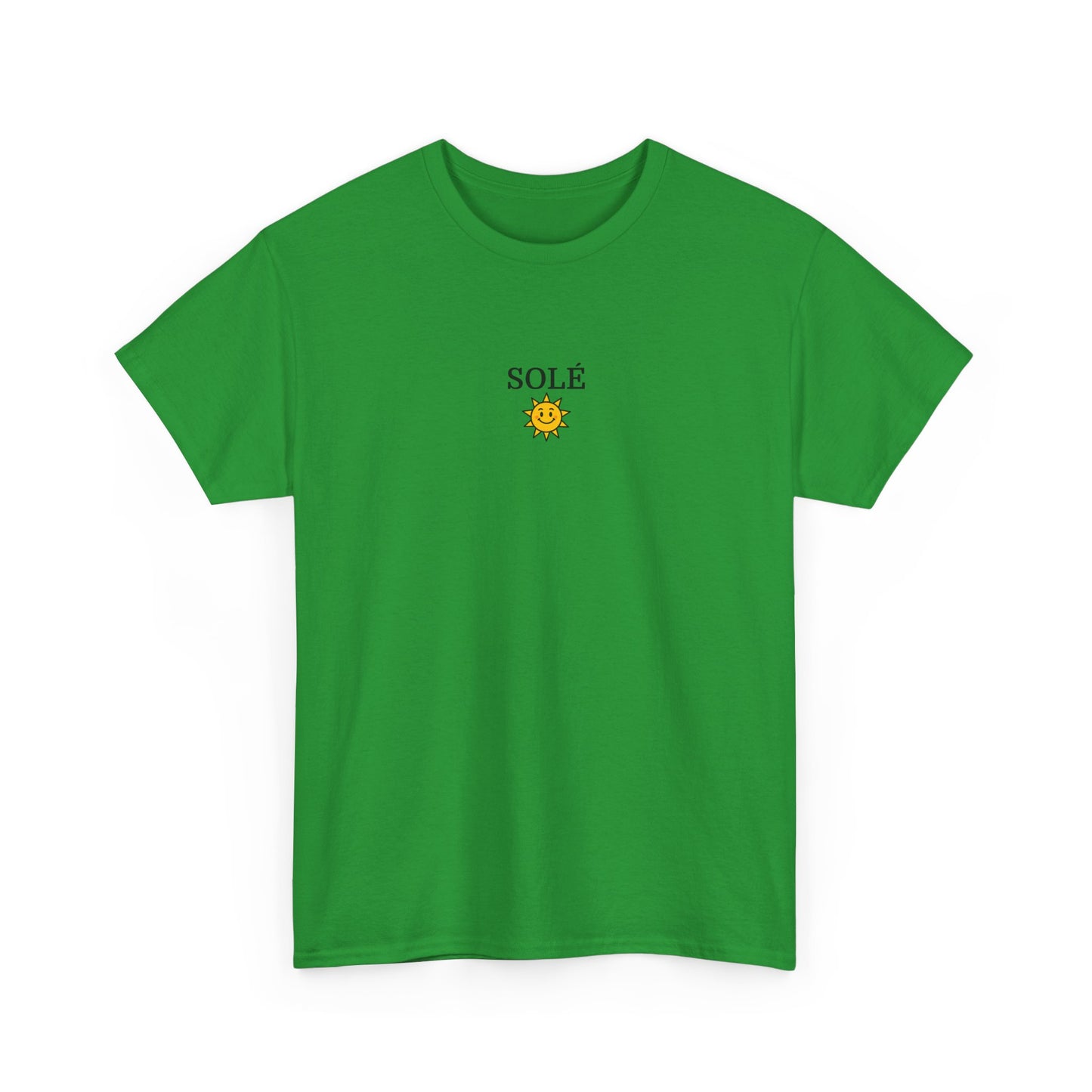 SOLÉ T-Shirt (Brustprint) – Unisex Heavy Cotton Tee | Nachhaltige Streetwear aus 100% Baumwolle