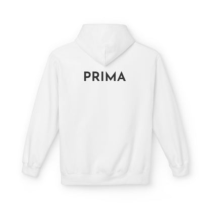 PRIMA Hoodie (Rückenprint) – Unisex Midweight Fleece | Nachhaltige Streetwear mit Komfort & Stil