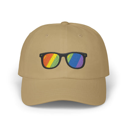 Regenbogen Sonnenbrille Cap – Stylische Unisex Snapback für Pride, Festivals & Streetwear