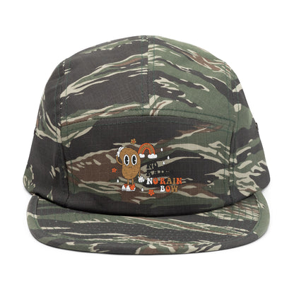 No Rains No Rainbow – 5-Panel Cap mit Stickerei
