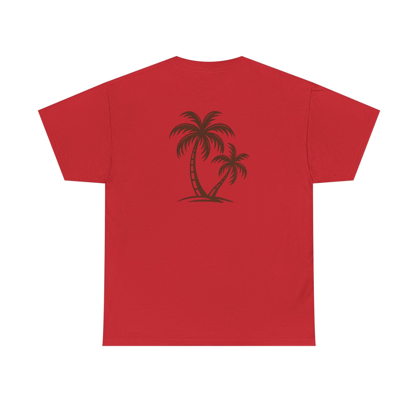 Palmen T-Shirt Unisex – Sommerliches Strandmotiv im Boho Look | Tropisches Design aus 100 % Baumwolle