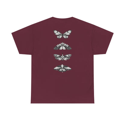 T-Shirt mit Schmetterlingsdesign - Baumwolle, Streetwear Style, Unisex
