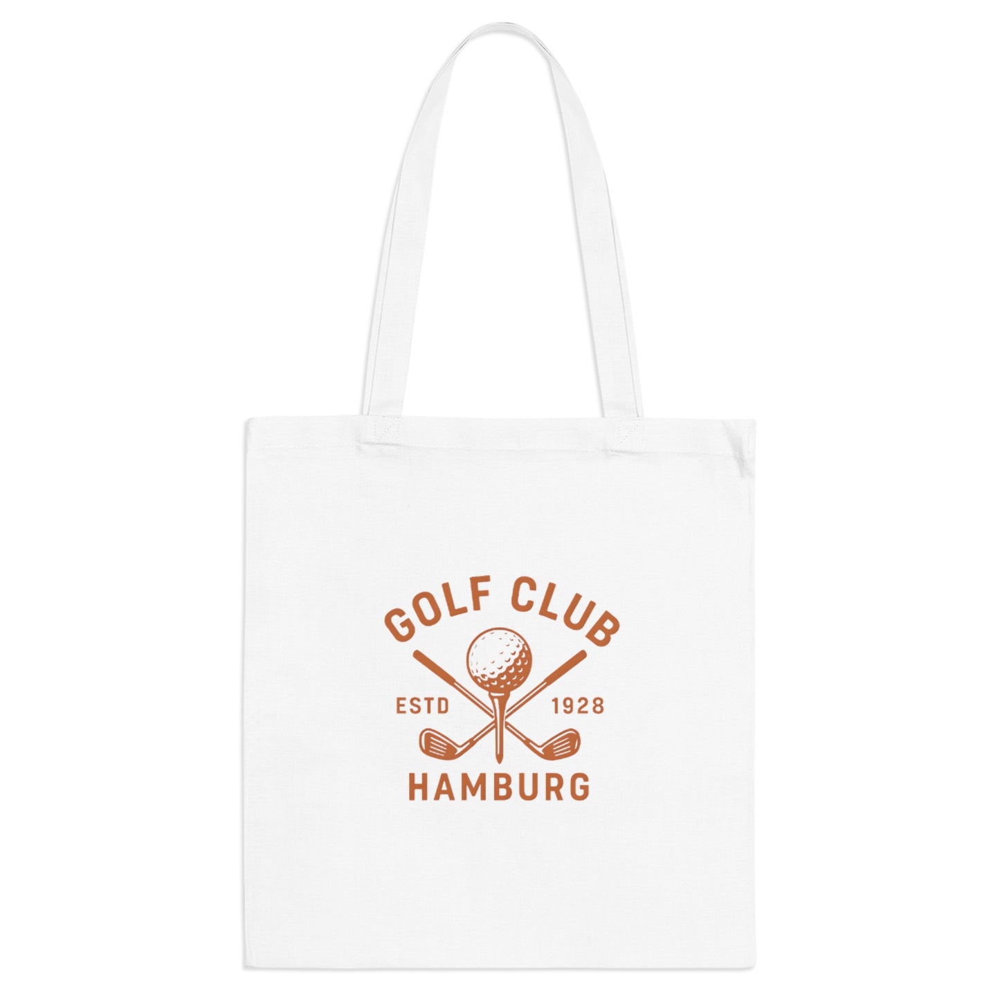 Vintage Golf Club Hamburg Jutebeutel – Retro Stofftasche Estd. 1928 für Golfer & Hamburg-Fans