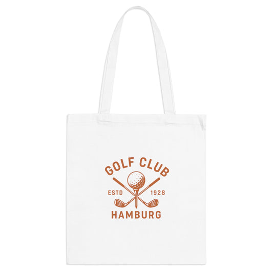 Vintage Golf Club Hamburg Jutebeutel – Retro Stofftasche Estd. 1928 für Golfer & Hamburg-Fans