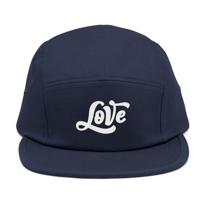 Love – 5-Panel Cap mit Stickerei