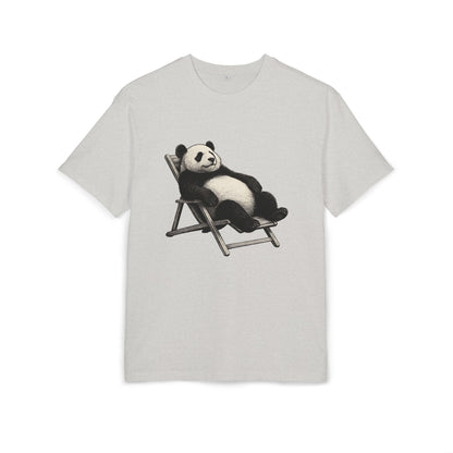 Chillender Panda (Brustprint) – Cooles Tiermotiv | Unisex Funshirt