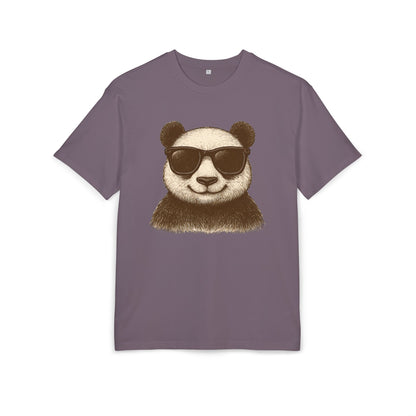 Cooler Panda T-Shirt (Brustprint) – Stylisches Unisex Shirt mit Sonnenbrillen-Motiv im Retro Look