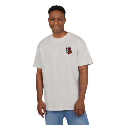 Bierhahn T-Shirt (Brustprint) – Lustiges Hahn mit Zapfhahn Motiv für Bierliebhaber & Grillfans – Unisex Funshirt