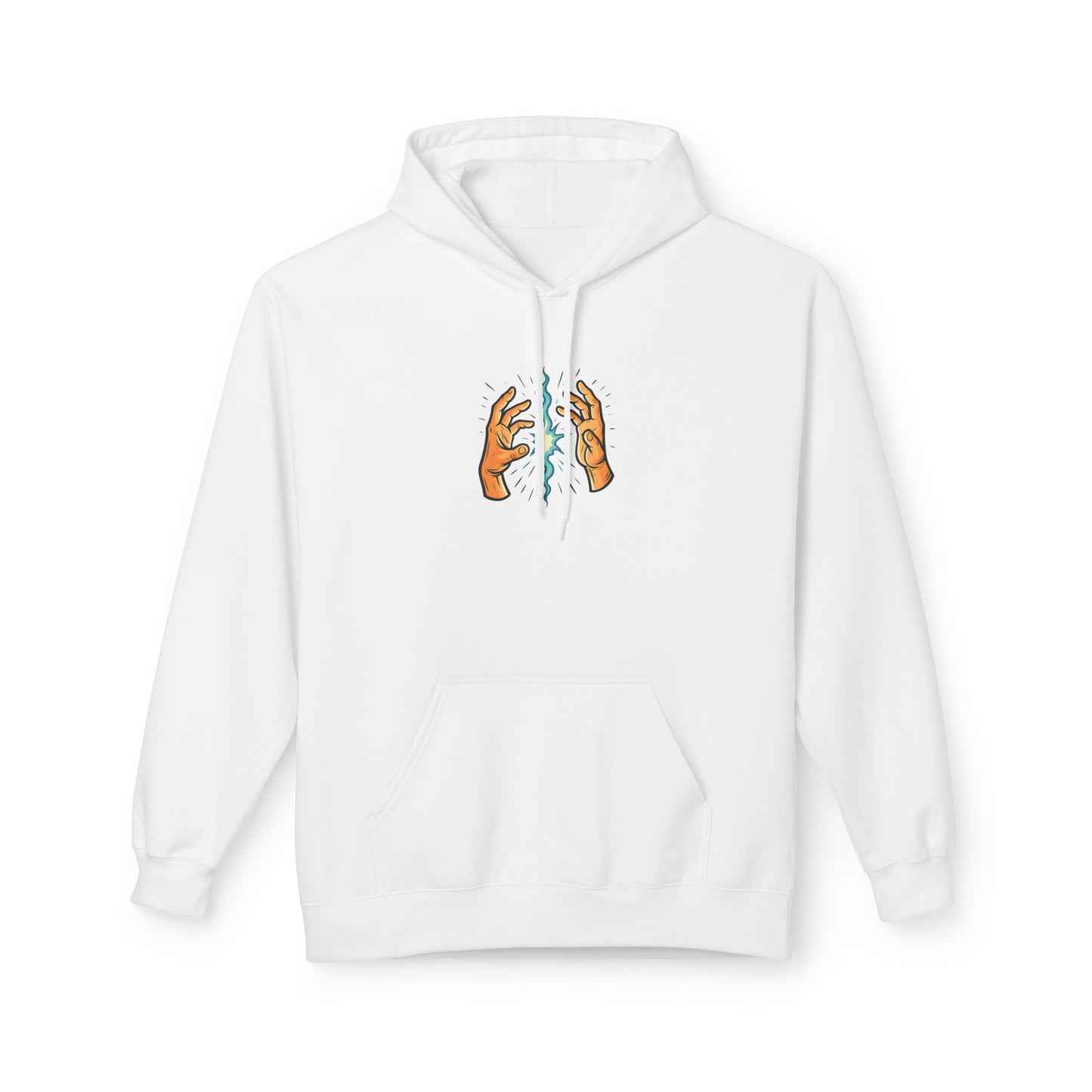 EXHALE Hoodie – Unisex Fleece Kapuzenpullover | Nachhaltige Streetwear mit Achtsamkeits-Statement