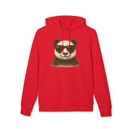 Panda Hoodie mit Sonnenbrille (Brustprint) – Cooler Unisex Kapuzenpullover im Oversize Streetwear Look