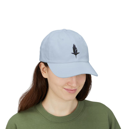 Minimalistische Techwear Cap – Unisex Basecap mit modernem geometrischem Logo im Urban Streetstyle