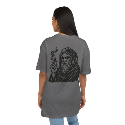 Mystic Wizard T-Shirt (Rückenprint)– Dunkler Magier mit Zigarre Motiv – Gothic Streetwear für Männer & Frauen