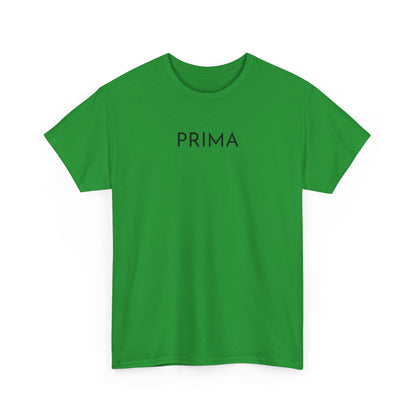 PRIMA T-Shirt (Brustprint) – Unisex Heavy Cotton Tee | Nachhaltige Streetwear aus 100% Baumwolle