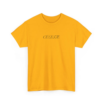 Céleste T-Shirt (Brustprint) – Unisex Heavy Cotton Tee | Nachhaltige Streetwear aus 100% Baumwolle